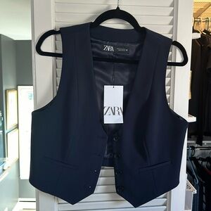 Zara tuxedo top